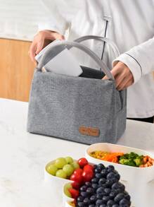 1 pieza Bolsa térmica portátil - Gris - Ver 3