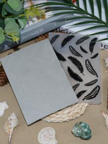 1pc Feather Design Cutting Die - Clear - View 1