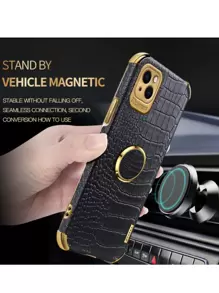 Ốp lưng điện thoại từ tính họa tiết da cá sấu Apple kèm vòng giữ điện thoại, tương thích với iPhone 15/15Plus/15Pro/15Promax, chống nước, chống sốc, chống rơi, chống trầy xước. Phiên bản quốc tế, không phải phiên bản nội địa. - Nhiều màu - Xem 4