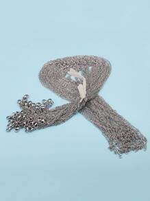 50pcs Minimalist Chain Necklace - Silver - View 2