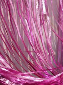 1入組金屬質感流蘇窗簾 - 粉色 - 查看 4