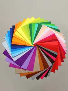 10pcs Random Color Wool Felt Poke Material Kit DIY Fabric - Multicolor - View 1