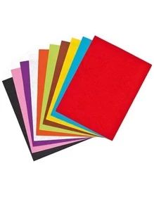 10pcs Random Color Wool Felt Poke Material Kit DIY Fabric - Multicolor - View 2