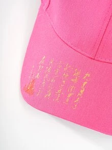 Mũ bóng chày in hình rồng Trung Quốc cho nam - Màu Hồng Tươi - Xem 4