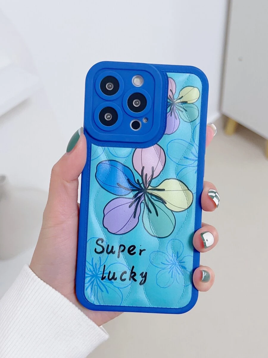 Coque de téléphone portable fleuri