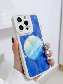 Planet Pattern Phone Case - Multicolor - View 2