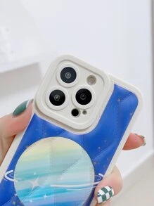 Planet Pattern Phone Case - Multicolor - View 3