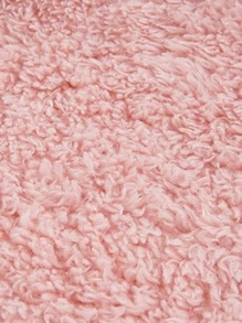 Cartoon Ear Decor Hooded Pet Coat - Pink - View 5