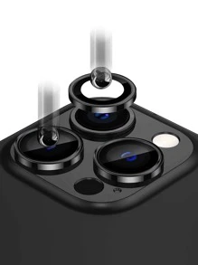 鷹眼鏡頭保護貼相容於 iPhone 15/15Pro/15Plus/15Promax - 黑色 - 查看 4