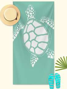 1入組海龜圖案沙灘巾