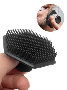 Silicone Rhombus Facial Cleansing Brush,Skincare,Room Decor,Home Decor,Bedroom Decor,Bathroom,Christmas Gifts,Bathroom Decor,Travel,Travel Stuff,Wedding,Christmas Party,Mom Gifts,Home,Room,House Decor,Christmas Gift,Gifts For Mom,Birthday,Pink Room Decor,Living Room Decor,Bedroom,Gifts For Men,Dad Gifts,Mushroom,New Years,Mom,Accessories,Gifts For Dad,Friends,Funny Gift - Black - View 5