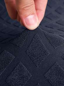 Funda de silla de oficina unicolor elástico - Azul Marino - Ver 7