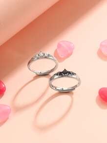 2 gói nhẫn trang trí đính đá và cánh - Nhiều màu - Xem 5