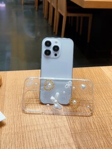 Ốp điện thoại trái tim có nơ - Nhiều màu - Xem 6