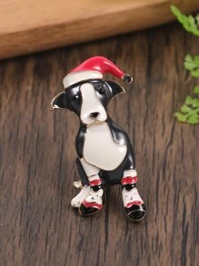 Broche Navidad perro - Multicolor - Ver 2