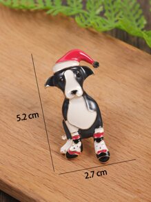 Broche Navidad perro - Multicolor - Ver 4