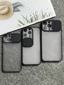 Vỏ bọc máy ảnh trượt khung tương phản Tương thích với iPhone Tương thích với iPhone 11,IPhone 13,IPhone 14 Pro Max - màu đen - Xem 4