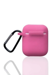Plain Case Compatible With AirPods For AirPods1/2 AirPods Pro - Hot Pink - View 2