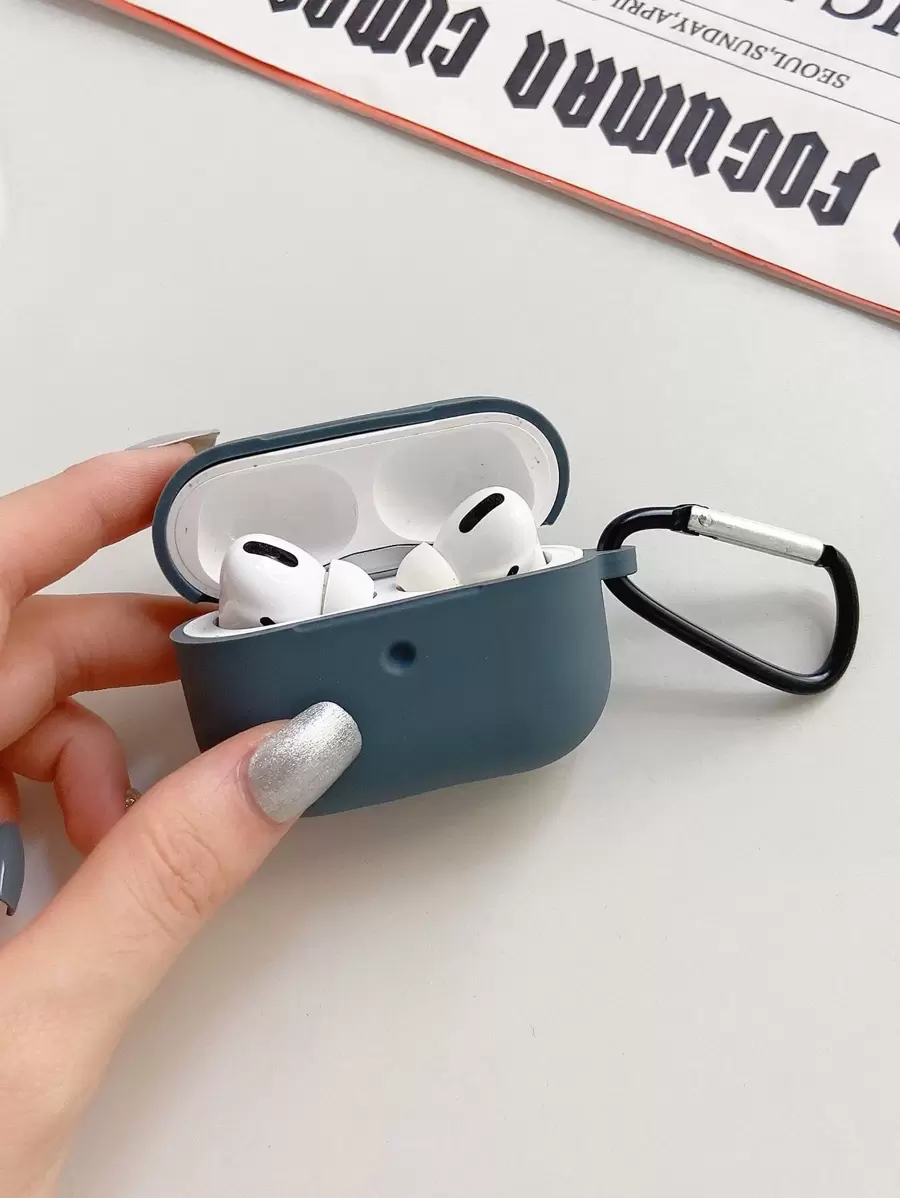 適用於airpods1/2、airpods Pro的純色保護套 - 深灰色 - 查看 1