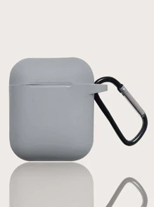Silicone Protective Cover Compatible With Apple Airpods1/2, Pro, Wireless Earphone Case, Solid Color Soft Shell Compatible With 3rd Generation Case