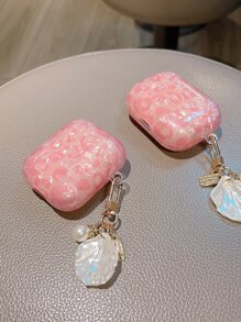 Funda con estampado de leopardo compatible con AirPods, compatible con AirPods 1/2 y AirPods Pro para el Día de San Valentín - Rosa - Ver 4