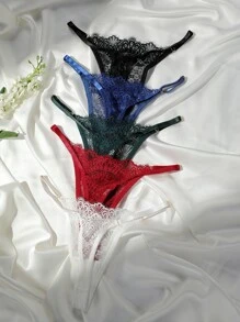 5入組花卉蕾絲內褲套裝 - 彩色 - 查看 2