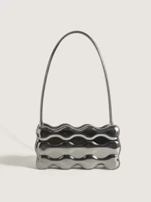 Bolsa creativa de color metálico - Plateado - Ver 1