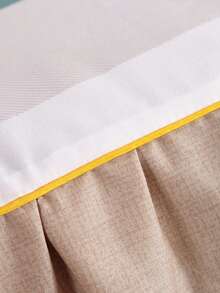 1 Họa Tiết Kẻ Sọc Xù Viền Giường Váy Chữ Cái Hiện Đại & Họa Tiết Kẻ Sọc Vải Chăn Ga Giường Váy Cho Phòng Ngủ - Nhiều màu - Xem 4