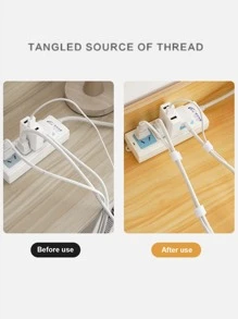 3m Multifunction Hook-and-loop Fastener Data Cable Tie - White - View 4