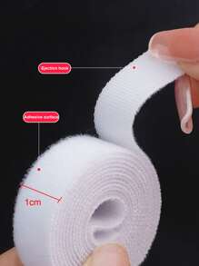3m Multifunction Hook-and-loop Fastener Data Cable Tie - White - View 3