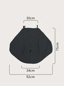 1入組素色折疊式嬰兒車天氣盾