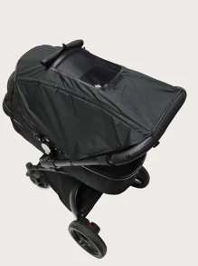 1入組素色折疊式嬰兒車天氣盾