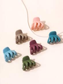 6pcs Minimalist Hair Claw - Multicolor - View 2