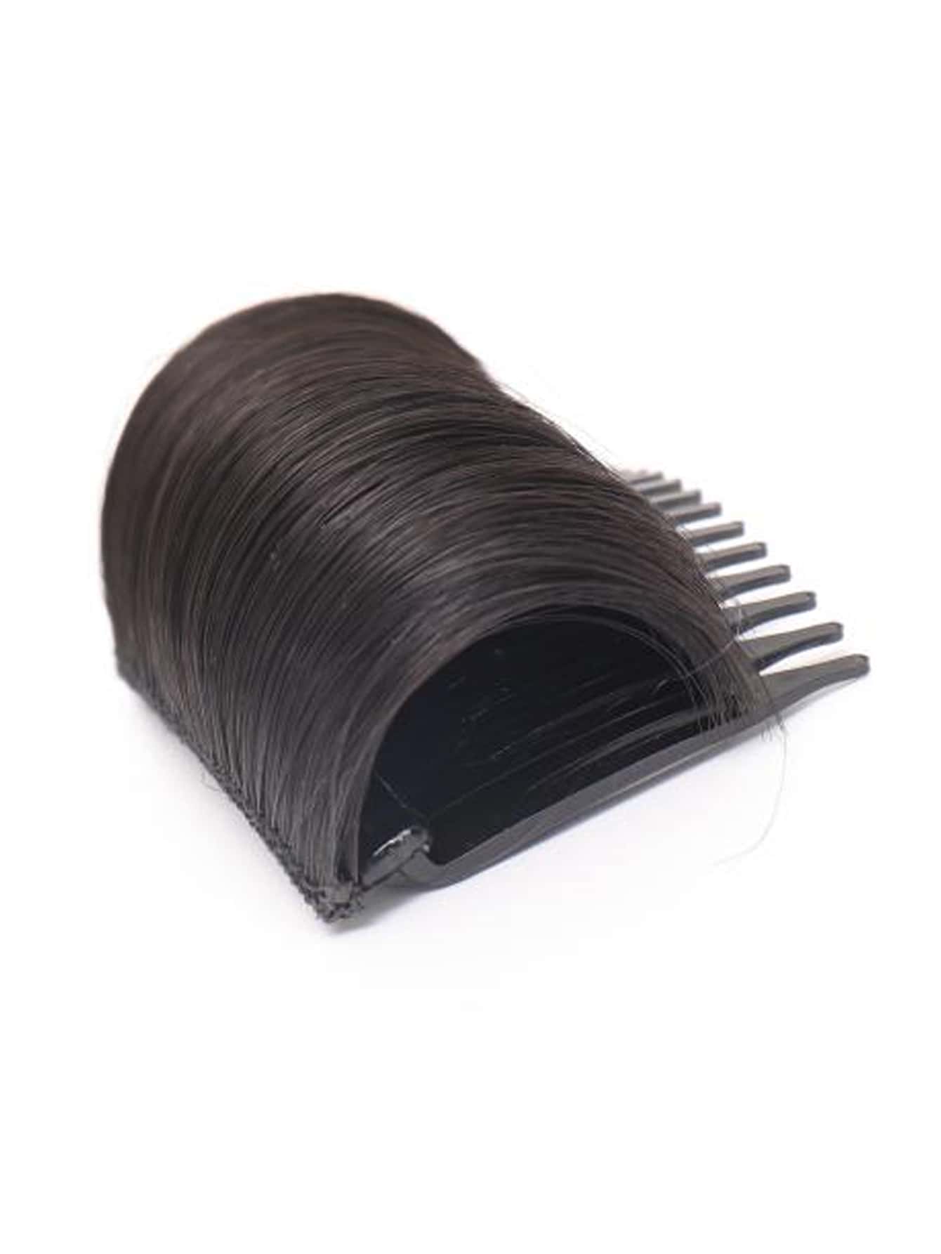 Adorno para cabello corto ondulado sintético - Negro - Ver 1