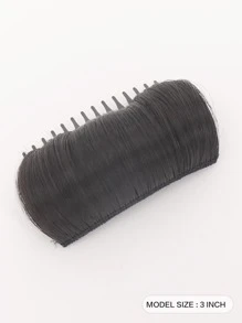 Adorno para cabello corto ondulado sintético - Negro - Ver 2
