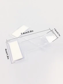 2入組透明車支架夾 - 無色 - 查看 3