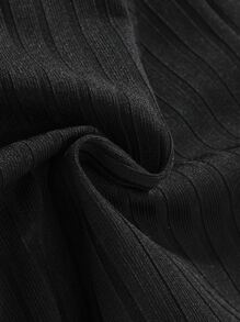 SHEIN Niñitas 3 piezas Top halter tejido de canalé - Multicolor - Ver 8