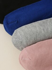 5雙男士卡通圖案中筒襪 - 彩色 - 查看 4