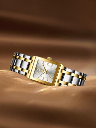 LIEBIG 1 pieza Reloj cuarzo de puntero cuadrado minimalista