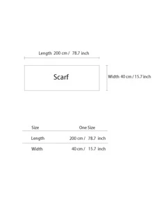 Two Tone Tassel Detail Scarf - Multicolor - View 3