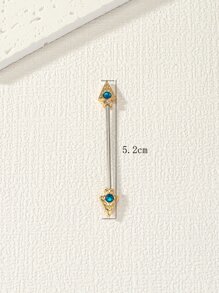 Arrow Decor Nipple Ring - Multicolor - View 3