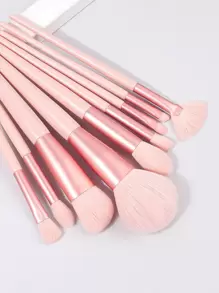 Luksusowy zestaw 12 pędzli do makijażu, w tym pędzel do cieni do powiek, pędzel do pudru, pędzel do konturowania, pędzel do rozświetlacza