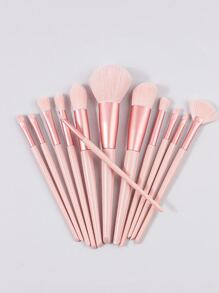 Luksusowy zestaw 12 pędzli do makijażu, w tym pędzel do cieni do powiek, pędzel do pudru, pędzel do konturowania, pędzel do rozświetlacza