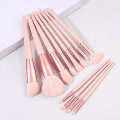 豪華 12本メイクアップブラシセット、アイシャドウブラシ、パウダーブラシ、コントアブラシ、ハイライトブラシ含む、メイクアップブラシセット、メイクアップブラシキット、メイクアップセット、完全メイクアップセット、プロフェッショナルメイクアップブラシ、完全メイクアップセット