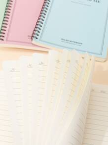 1pc Letter Graphic Random Notebook - Nhiều màu - Xem 3