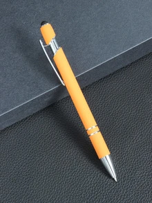 1pc Portable Ballpoint Pen - Yellow - View 5