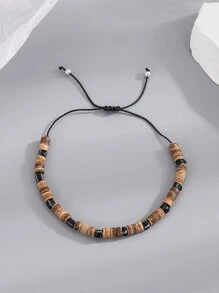 Vòng tay trang trí hạt thời trang và phổ biến dành cho nam giới để làm quà tặng trang sức và cho vẻ ngoài sành điệu - Nhiều màu - Xem 1