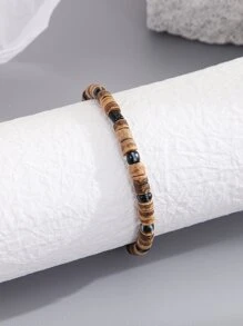 Vòng tay trang trí hạt thời trang và phổ biến dành cho nam giới để làm quà tặng trang sức và cho vẻ ngoài sành điệu - Nhiều màu - Xem 2