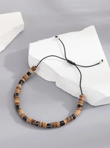Vòng tay trang trí hạt thời trang và phổ biến dành cho nam giới để làm quà tặng trang sức và cho vẻ ngoài sành điệu - Nhiều màu - Xem 3
