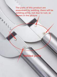 1入組不銹鋼三合一鱗片刮刀